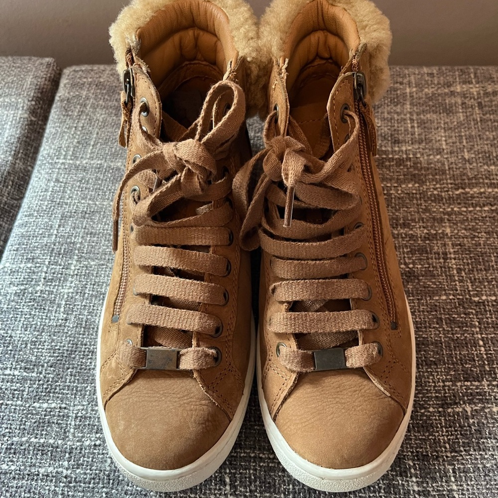 Ugh Tan High Tops 7.5